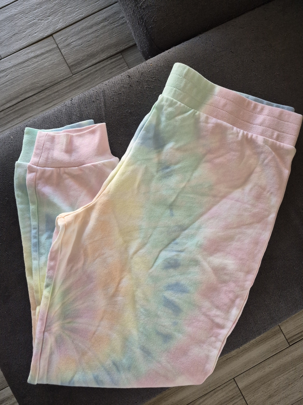 Sugar & Jade Girls' Pastel Tie-Dye Joggers - Multi Pastel